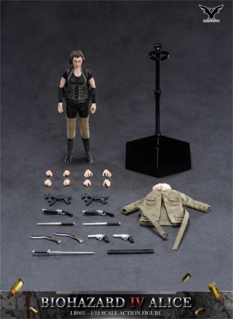 BROTOYS LR003 LR004 1/12 Female Soldier Alice High Quality Model