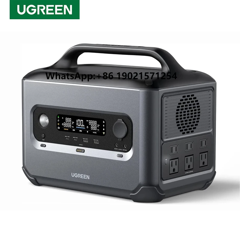 

UGREEN GS1200 Power Station Portable 1200W 1024Wh Big Capacity LiFeP04 Battery1.5H Fast Charging Generators for Outdoor Camping