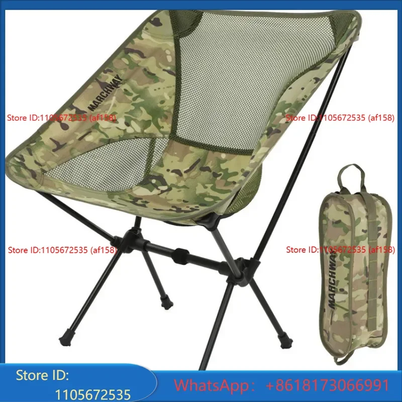 Outdoor portable ultra light folding chair, aviation aluminum alloy fishing stool, camping beach chair