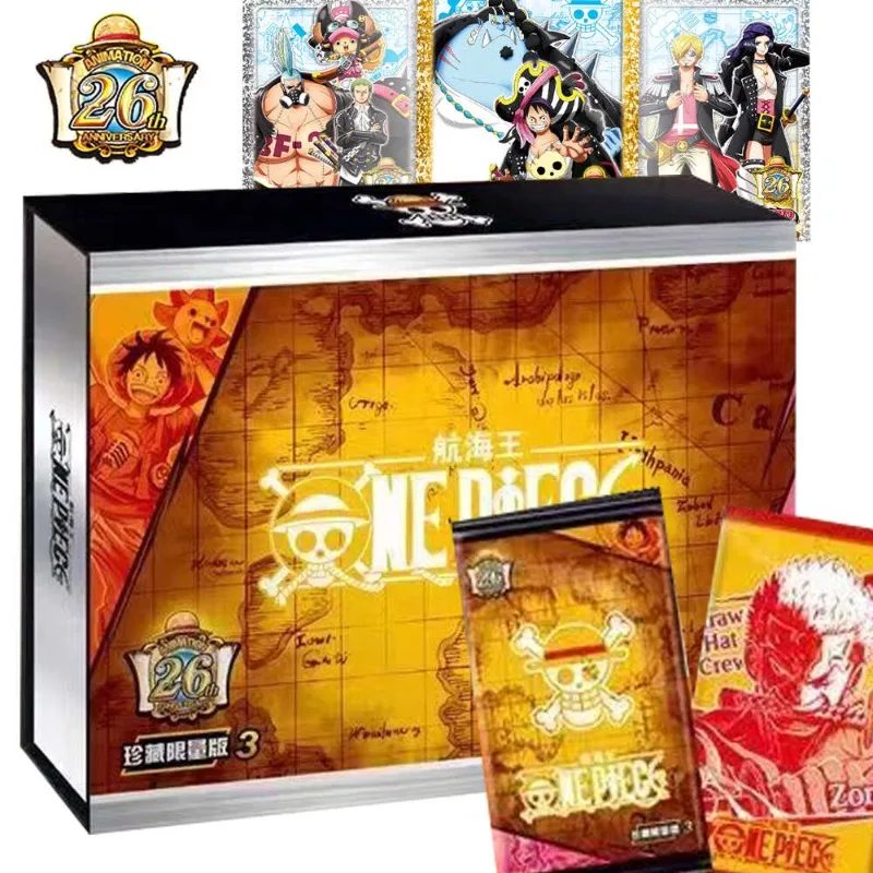 

Цельные коллекционные карты 3-я волна - роскошное издание в честь 26-летия, нарисованная вручную манга, карты AR SAR с фольгой, праздничные подарки