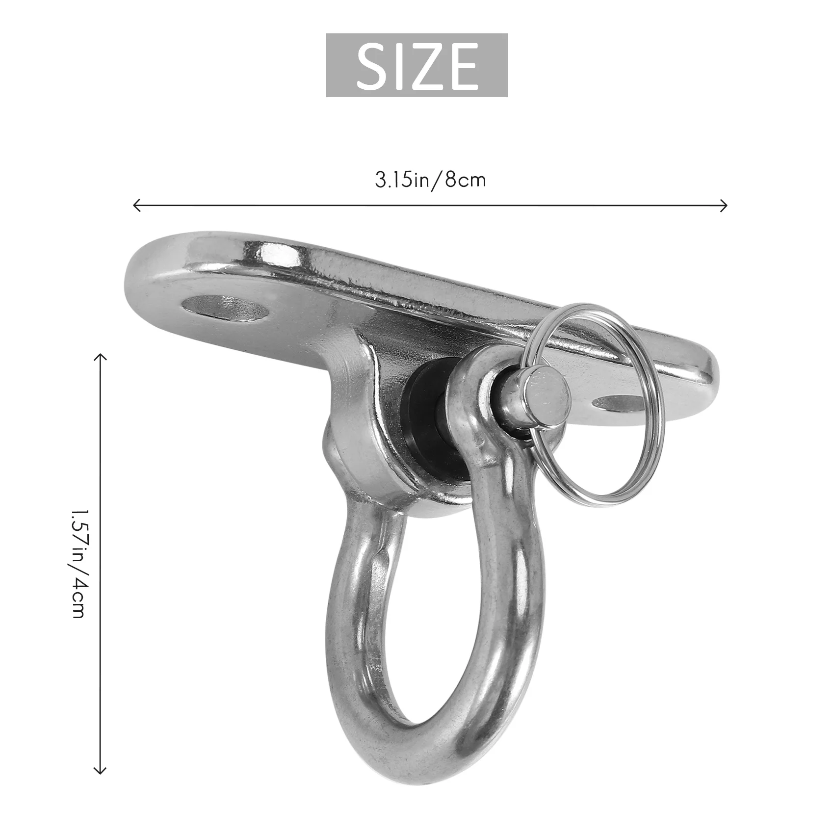 ABJN-Stainless Steel 304 Heavy Duty Swing Hangers Swing Sets 250Kg Capacity For Swing And Yoga Hammock Chair Sandbag