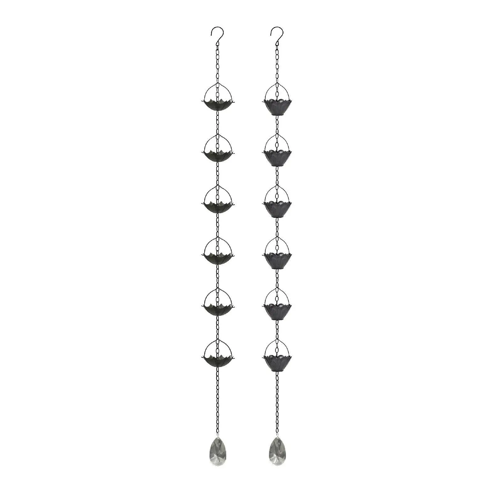 Rain Chains Decorative Collector Cup Backyard Gazebos Replacement Downspout