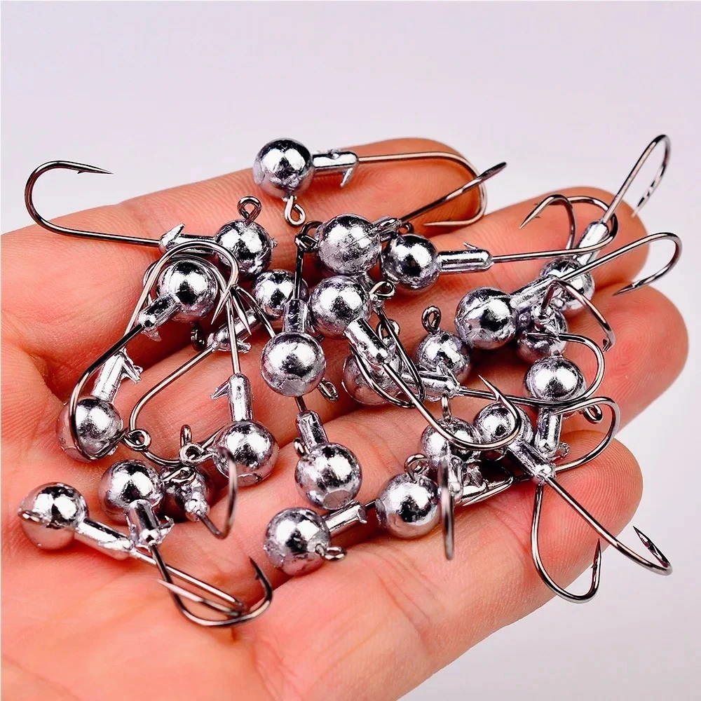 Fishing Hook 1g 2g 3.5g 5g 7g 10g 12g 20g Crank Jig Head Hook Head Jig Lure Hard Bait Soft Worm Fishhook Jig Hook For Fishing view 5