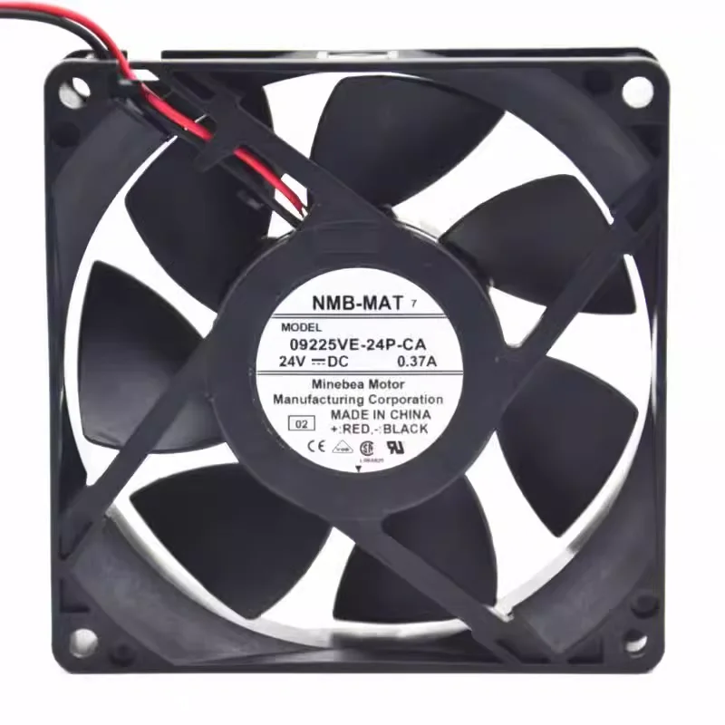 NEW ORIGINAL 09225VE-24P-CA 24V 0.37A 9225 92x92x25mm COOLING FAN RADIATOR
