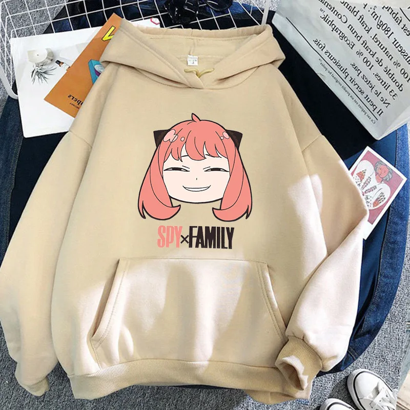 Spy X Family Anime Printed Hoodie Fashion Urban Street Clothing Women's Simple Creative Loose Youth Popular Leisure Sports