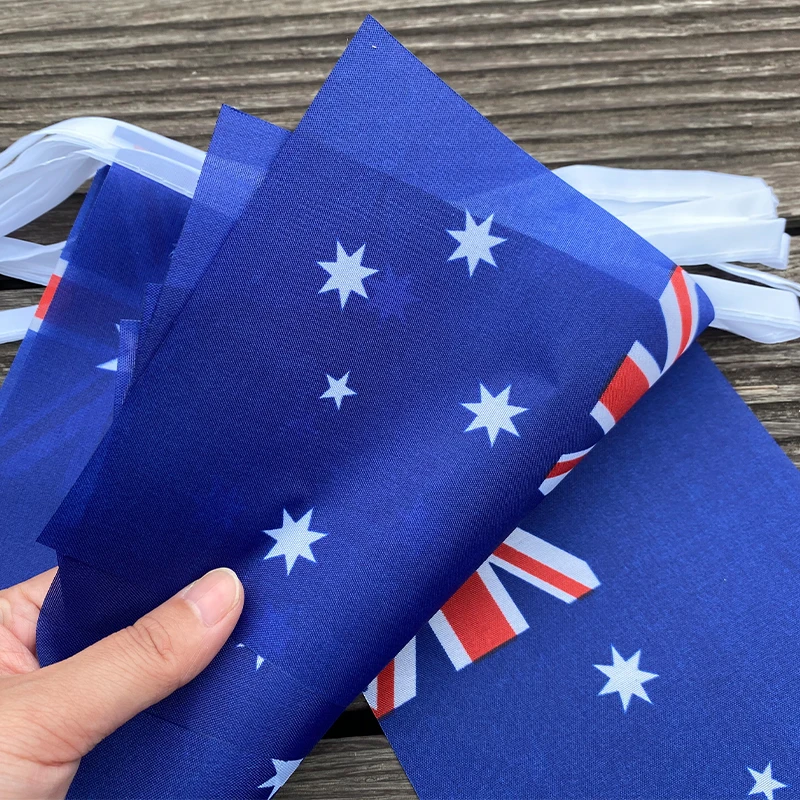 

xvggdg 20pcs/set Australia bunting flags Pennant String Banner Buntings Festival Party Holiday