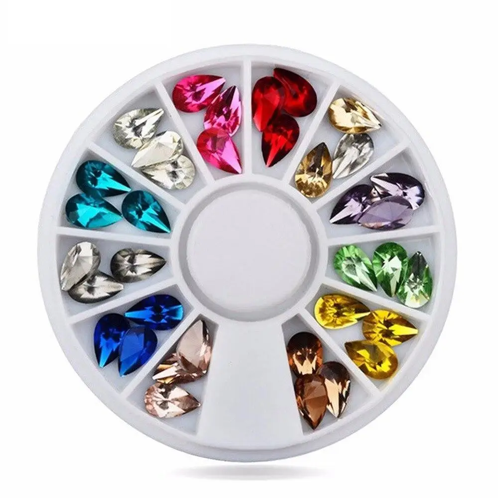 Mixed Color Chameleon Nail Rhinestone Glitter Small Irregular Beads for Nail Art 3D Decoration Stone in Wheel DIY Tips view 4