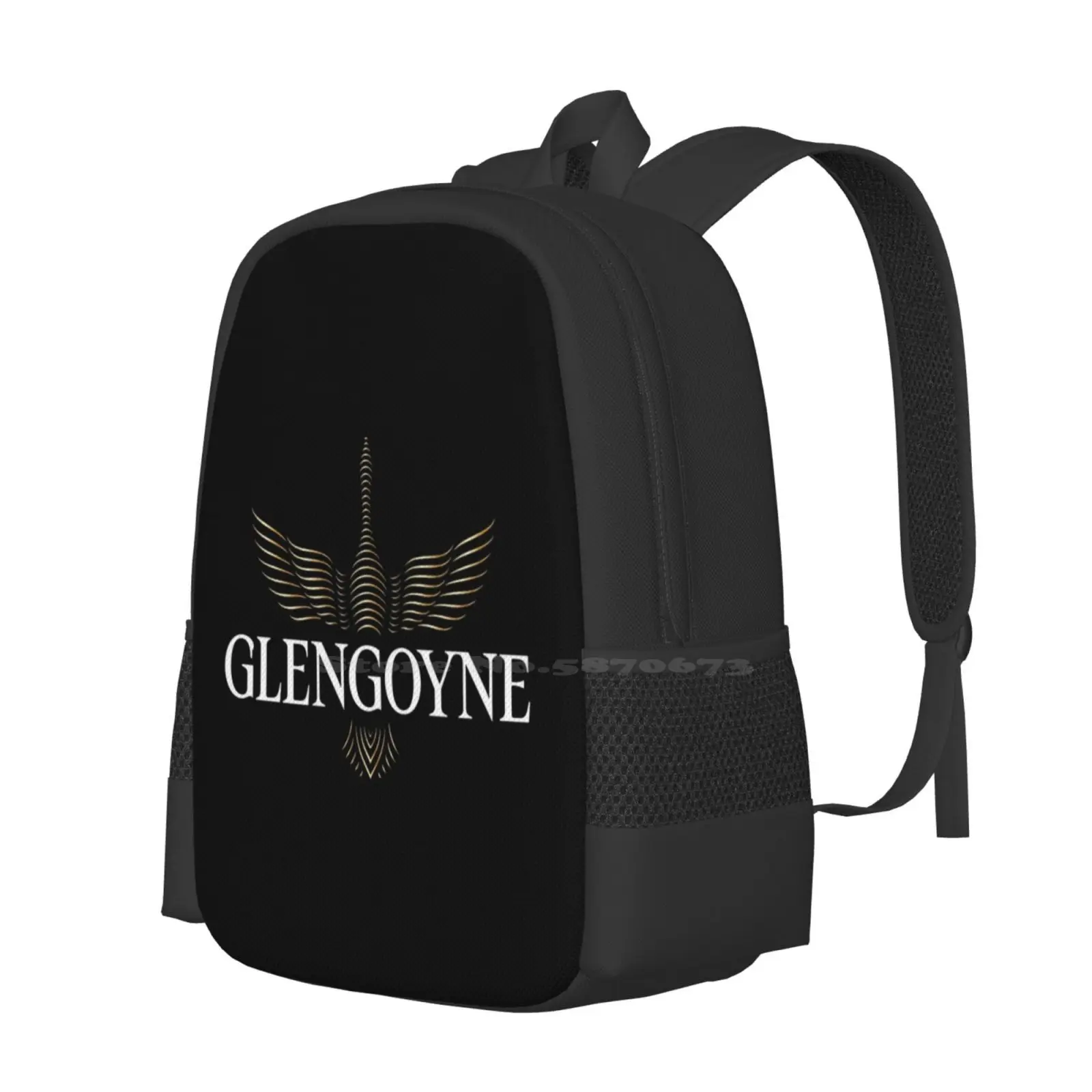 Glengoyne กระเป๋าเป้สะพายหลังออกแบบพิมพ์ลาย3D กระเป๋านักเรียนเมาบาร์ถังเบียร์สุราสีดำสก๊อตแลนด์ยุโรปวิสกี้วิสกี้ผู้ชาย