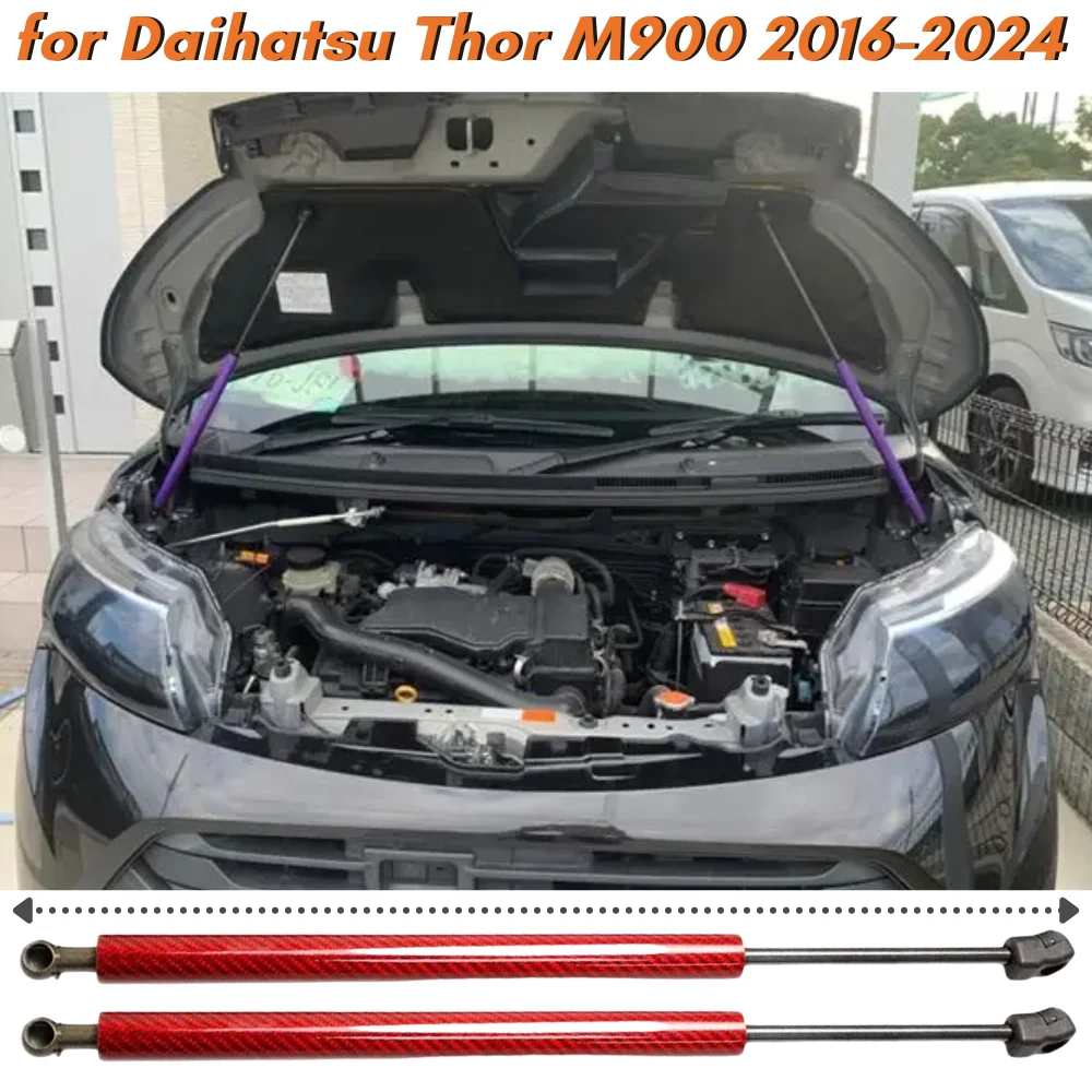 

Кол-во (2) стойки капота для Daihatsu Thor M900 для Toyota Roomy M900 2016-2024, передняя крышка, газовые пружины, амортизаторы, подъемники