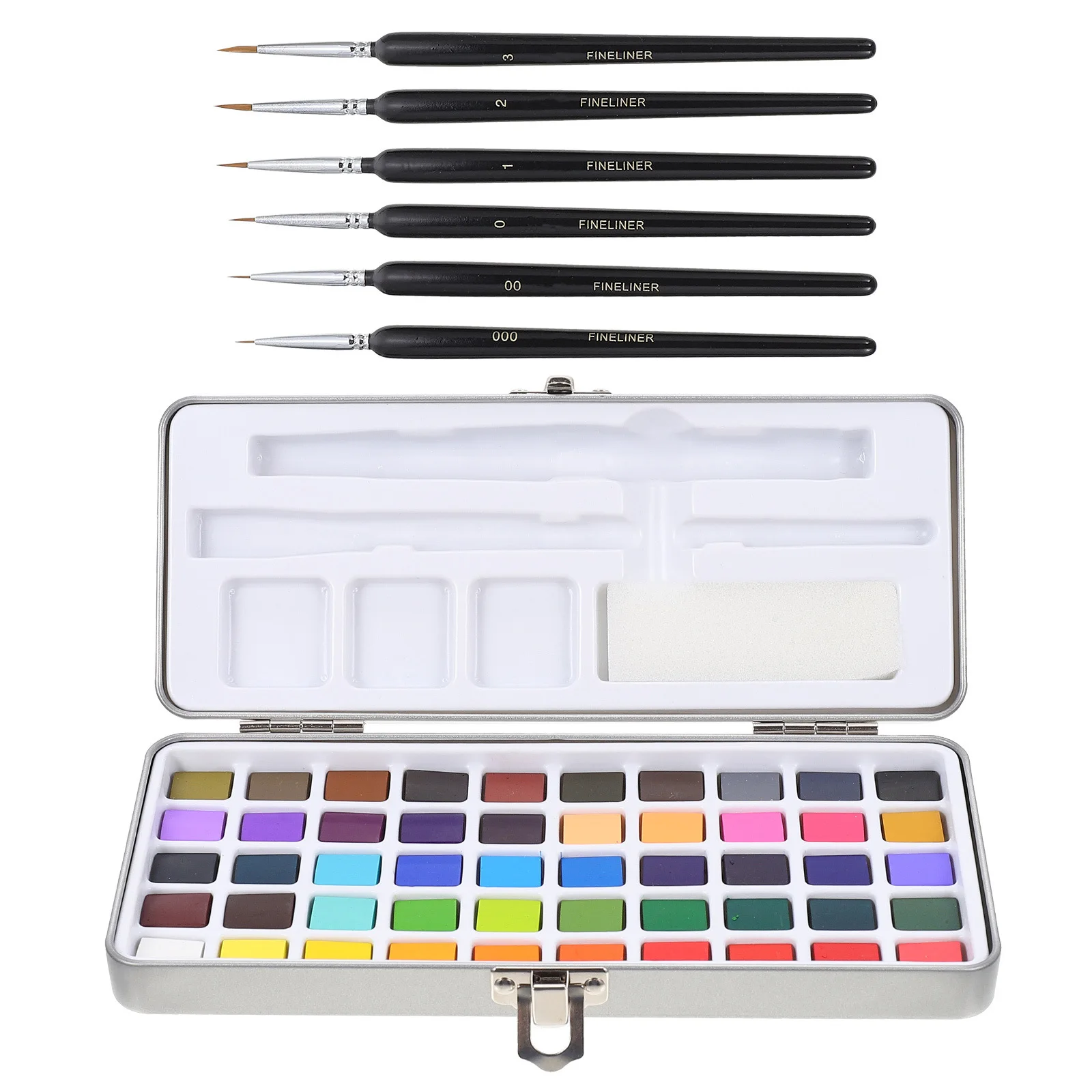 1 set 1 Set Solid Watercolor Pigment Kit For Artists Adults Professional Portable Painting Tools Drawing Practice Colorful