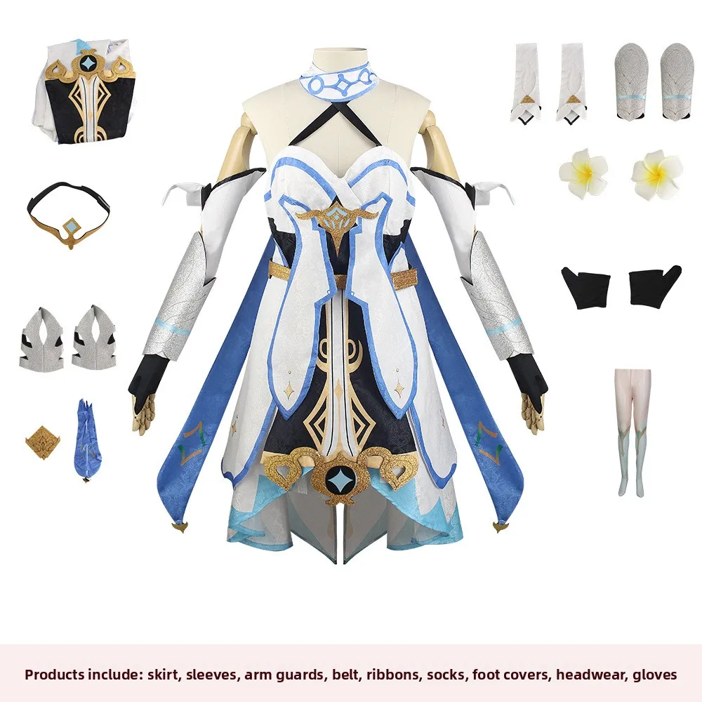 أزياء المسافر لومين جينشين إمباكت التأثيرية، مجموعة كاملة من ملابس الهالوين، ملابس أداء الاتفاقية الهزلية #5