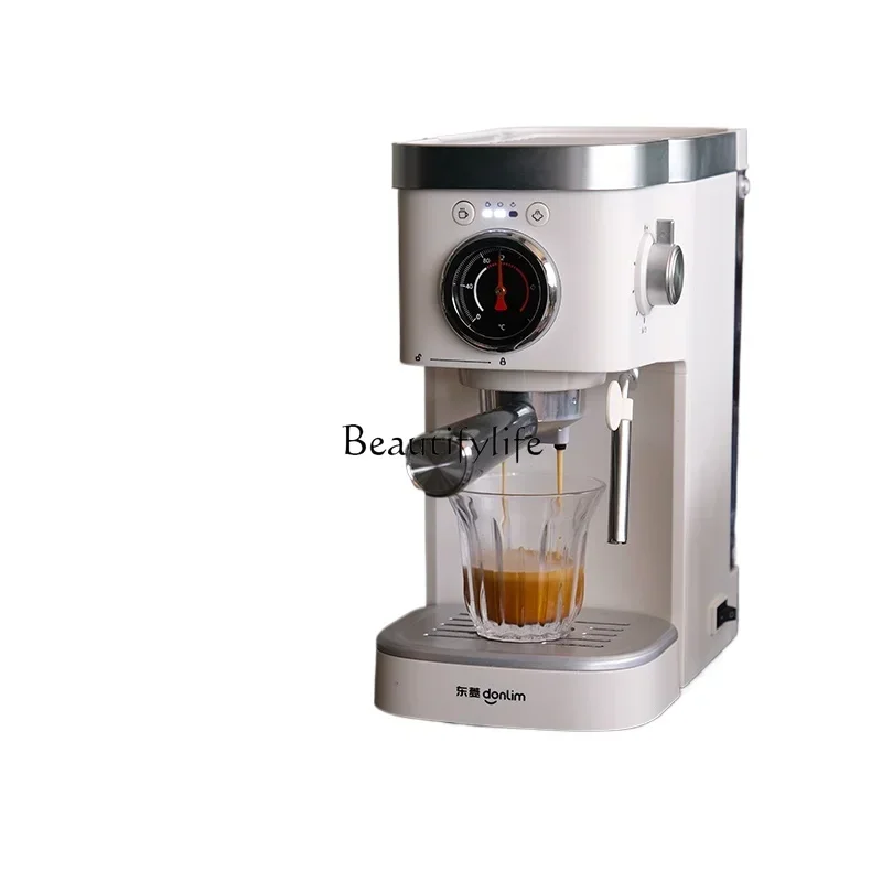 

xx24 6400 coffee machine household small Italian full semi-automatic high pressure one-click extraction to make milk foam