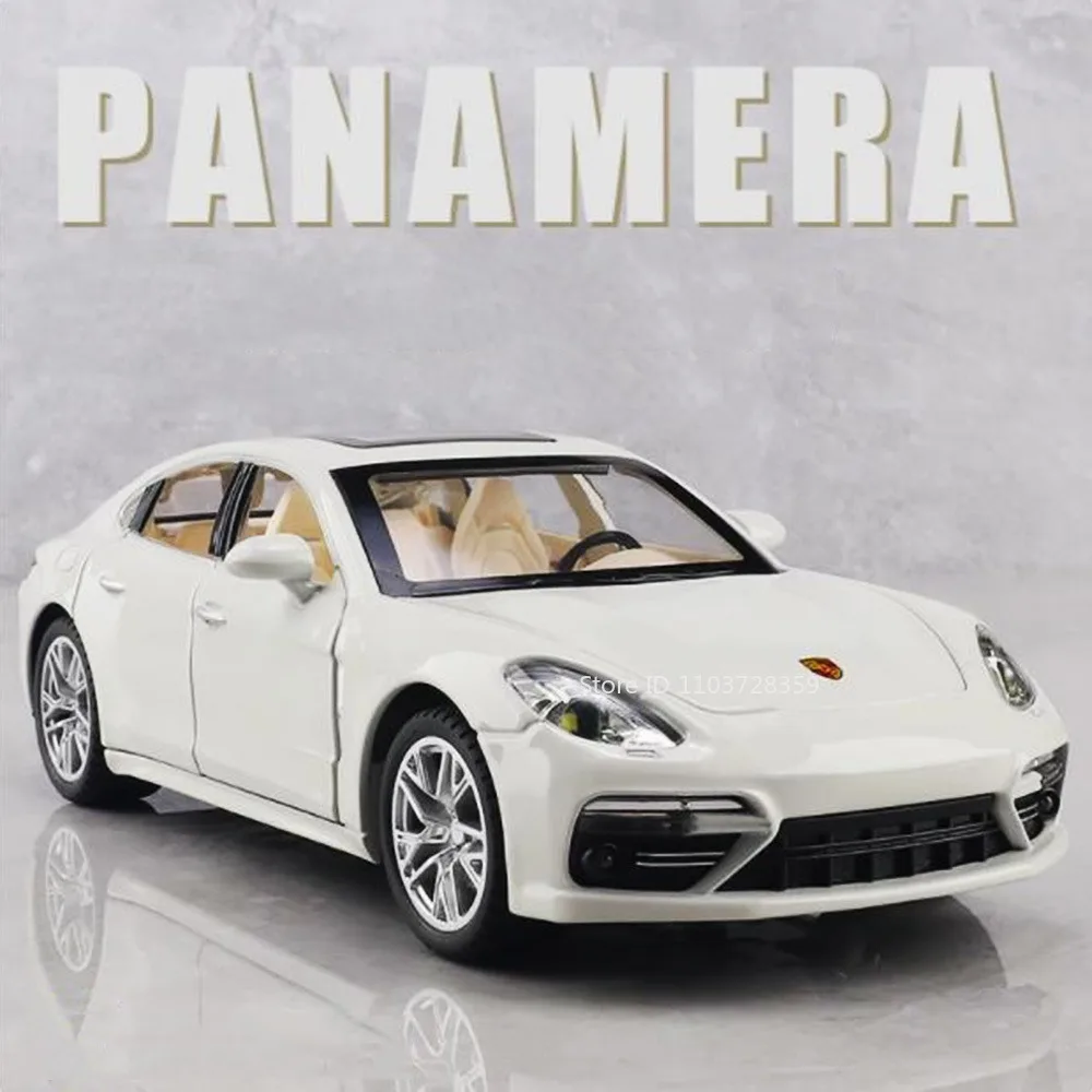 Panamera Cayenne S – modèle de voiture en alliage moulé sous pression, échelle 1:24, Mini véhicules, son et lumière, portes ouvertes, cadeaux pour enfants