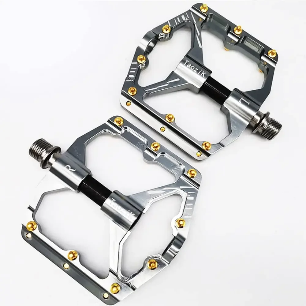 

Titanium Shaft Three Peilin Pedal Carbon Fiber Anti-Skid Bearing Pedal Aluminum Alloy Titanium Shaft 3 Bearing Bicycle Pedal