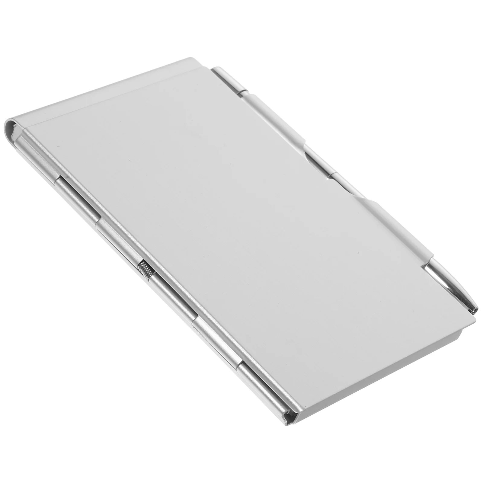 Imagem -05 - Mini Metal Notebook com Caneta Notepad Pequeno do Bolso Note Case do List Notebooks