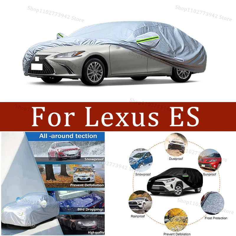 

For Lexus ES Outdoor Protection Full Car Covers Sunshade Waterproof Dustproof Exterior Car cover protection cars accessories