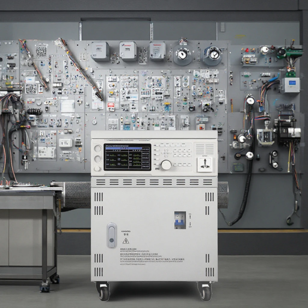 Myami tres en salida única monofásico 15kva 20KVA 30KVA 300v 600V fuente de alimentación de frecuencia Variable programable de laboratorio
