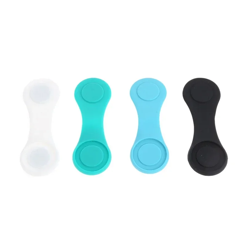 Professional Silicone Folding Reusable Golf Ball Marker Holder Strong Magnetic Mini Ball Position Calibrating Clamp Hat Clip