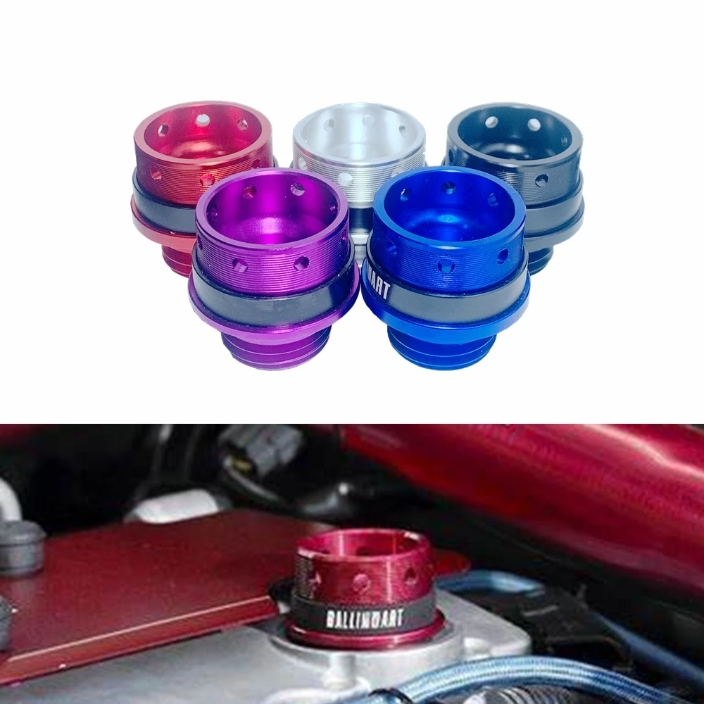 32MM Ralliart Aluminum Engine Oil Tank Cap Oil Filler Cap For Mitsubishi