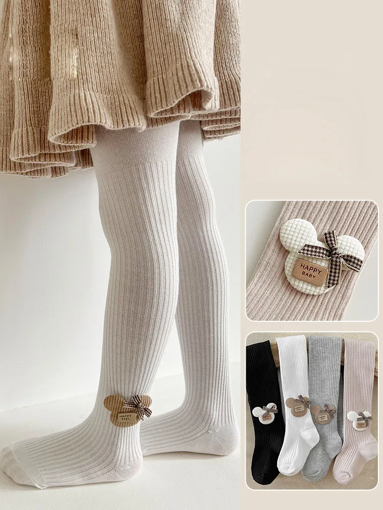 

New Warm Girls Tights Spring Autumn Cotton Baby Pantyhose Girls Leggings Kids Children Tights Stockings 1-10Years