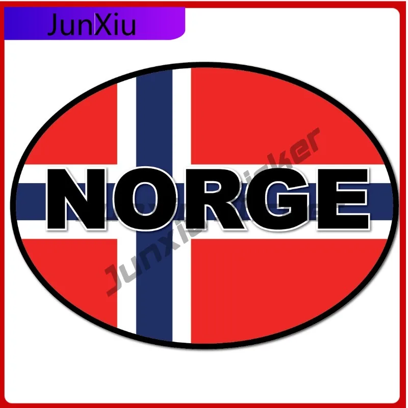 

NORGE OVAL vinyl Trendy Car Anti Scratch Vinyl car van decal sticker Window Window Anti Scratch UV Resistant Trendy