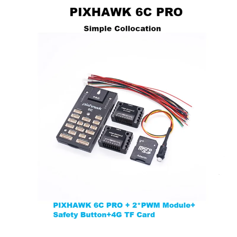 Pixhawk PX4 PIX 2.4.8/PRO/6C PRO 간단한 배치 32 비트 비행 컨트롤러, 오토파일럿 12S 쿼드콥터 아두파일럿