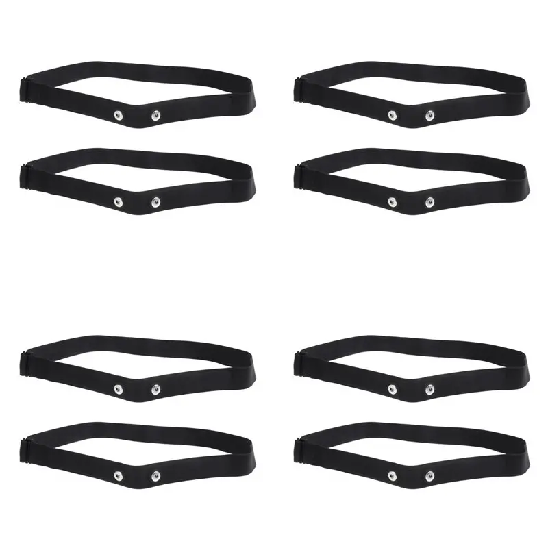 Superior-8Pcs Elastic Heart Rate Chest Strap Bands For Geonaute Wahoo Garmin Magene Bryton Coospo Heart Rate Sensor Chest Belt