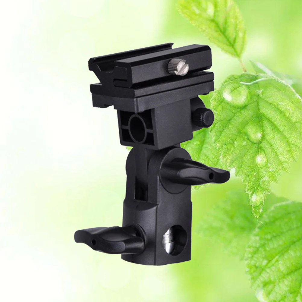 

Flash Bracket Mount For Dslr Camera Lightweight Stand 180° Angle Adjustment Universal Fit Light Monitor