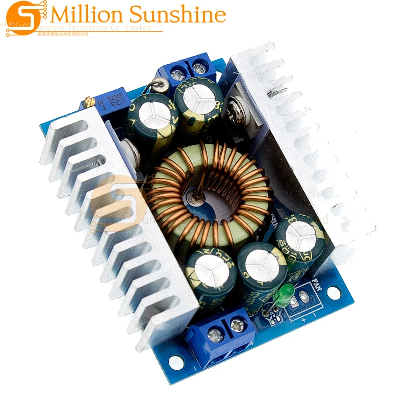 12A Module d'alimentation DC-DC Haute Puissance Basse Ondulation Réglable 95% Efficace Step-down Tech 5-40V à 1.2-36V