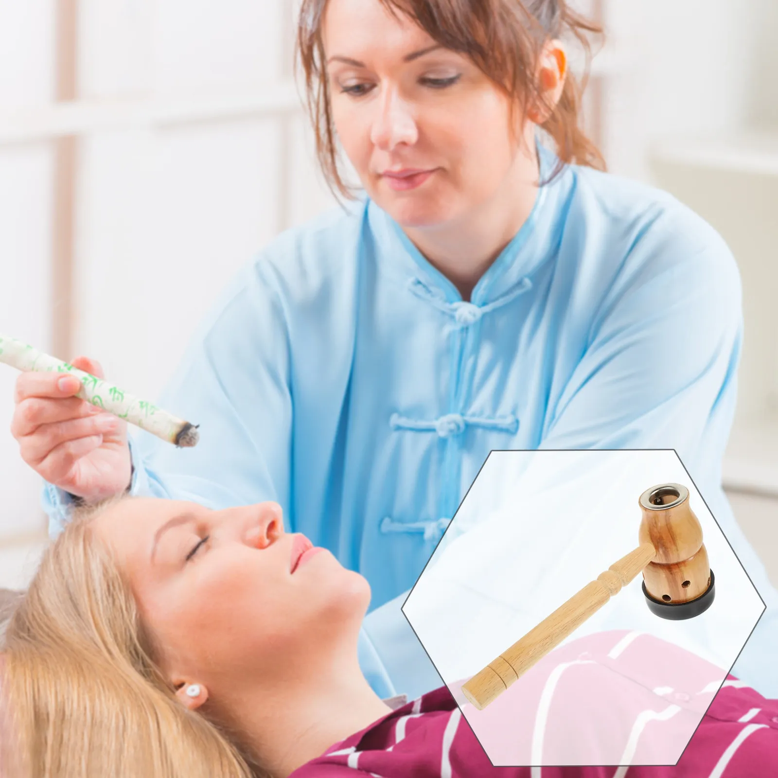 

Портативный мокса-бокс с круглой сетчатой сеткой, регулируемый держатель для мокса-палочек (12-18 мм), для использования на всем теле