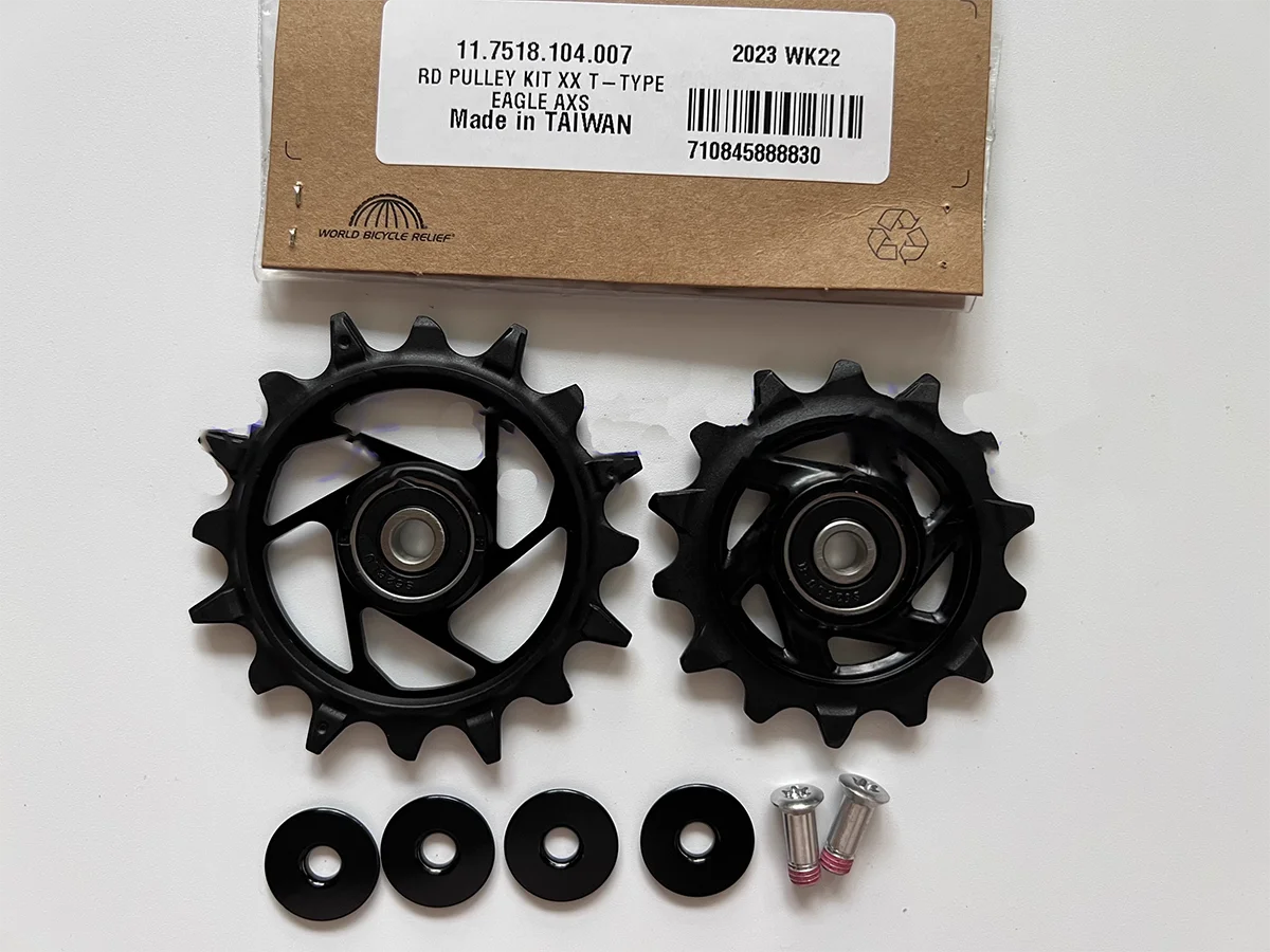 SRAM SPARE PARTS RD PULLEY WHEEL KIT XX T-TYPE EAGLE AXS 11.7518.104.007 FOR XX Eagle Transmission Derailleur