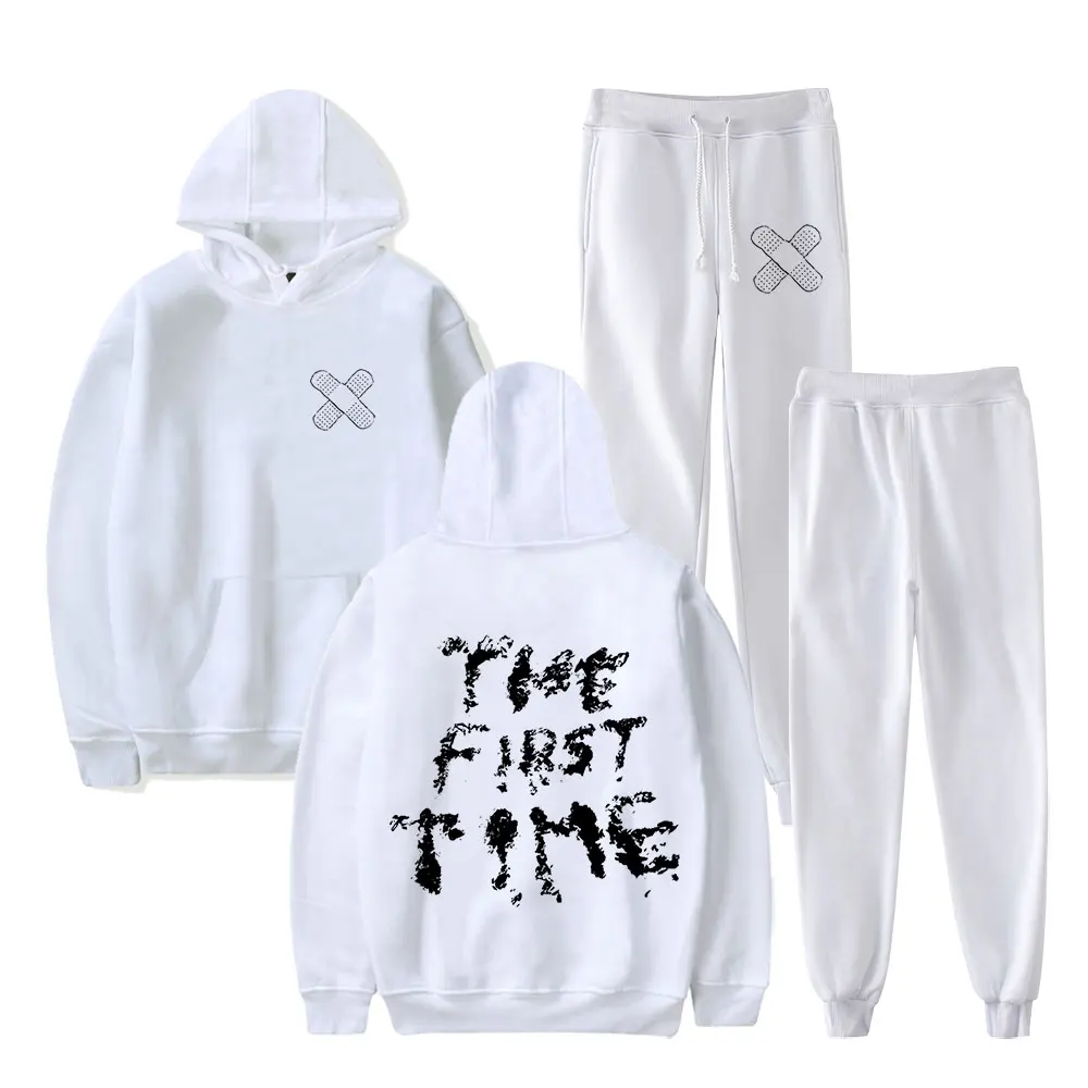 The Kid Laroi The First Time Tour 2024 Hoodie Suit  Man/Woman Hip Hop Pocket Drawstring Hoodie Streetwear Fashion 2 Pieces Sets