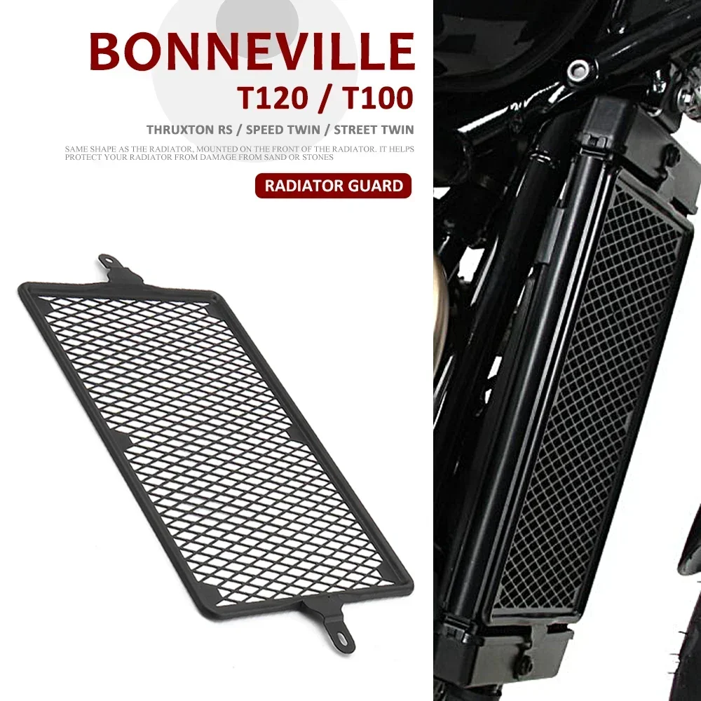 

Motorcycle Radiator Guard Engine Cooler Grille Cover Protection For Bonneville T120 T100 Thruxton RS/Speed Twin/Street Twin