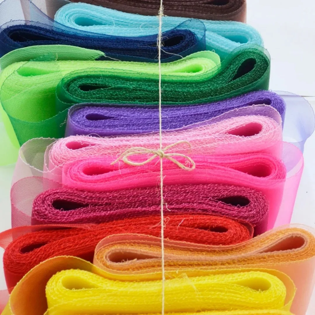 25 Yard Stiff Horsehair Braid Polyester Multi Colors, Horsehair Boning for Wedding Dress Dance Skirt Formal Costume Hat Sewing C
