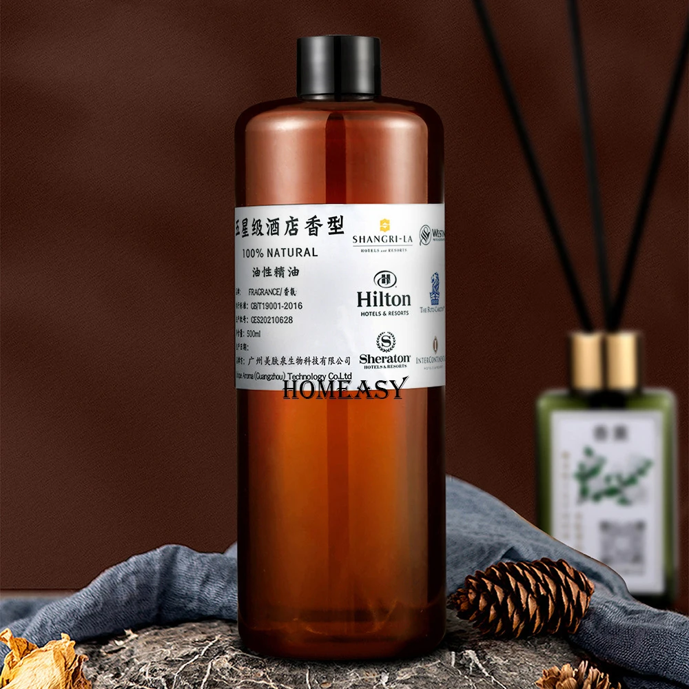 1000ml Luxury 5 Star Hotel Fragrance Oil Refill Long Lasting Aroma Diffuser Oil Home Spa Commercial Scent Machine Air Freshener