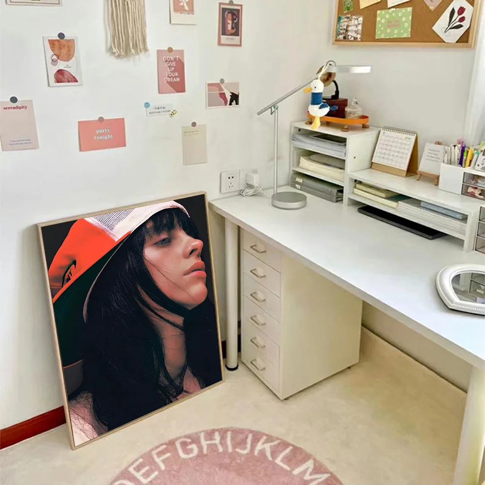 1 قطعة المغني الشهير بي بيلي المغني المشارك ورقة غرفة المعيشة المنزلي مدخل بار مطعم الفن