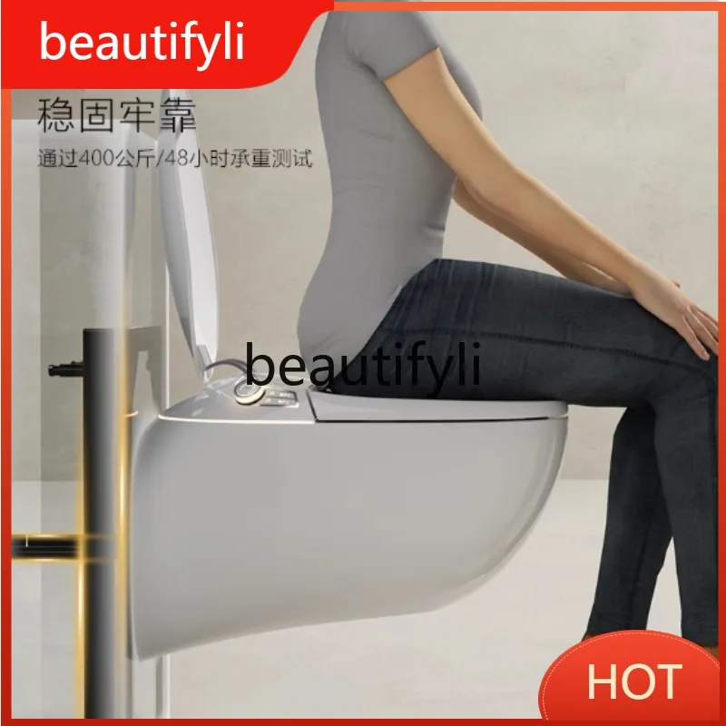 

Wall-Mounted Fully Automatic Embedded Smart Toilet with Concealed Drain Foam Shield and Aromatherapy Seat L6080