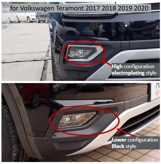 

for Volkswagen Teramont 2017 ~2020 Front grille lower mesh fog light frame/fog light on frame/car decoration accessories