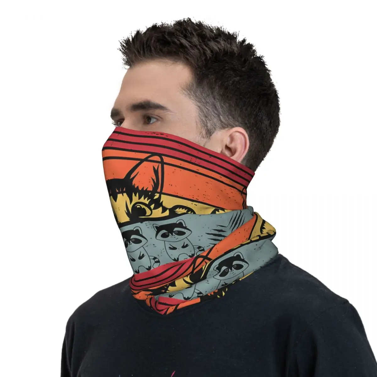 Hold On I See A Cat Cat Mom Kitten Funny Cat Scarf Neckerchief Neck Face Mask Polyester image 5