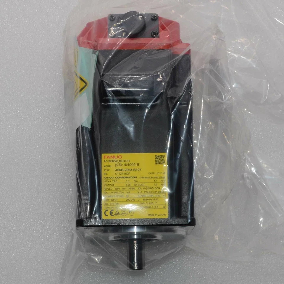 

A06B-2063-B107 New Fanuc AC Servo Motor 12 Months Warranty A06B 2063 B107