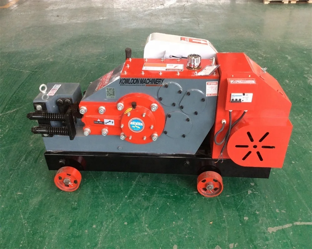 آلة قطع القضبان المعدنية GQ50 ذات الطراز الجديد مع براغي متينة مقاومة للاهتراء وعالية القوة لبناء البناء