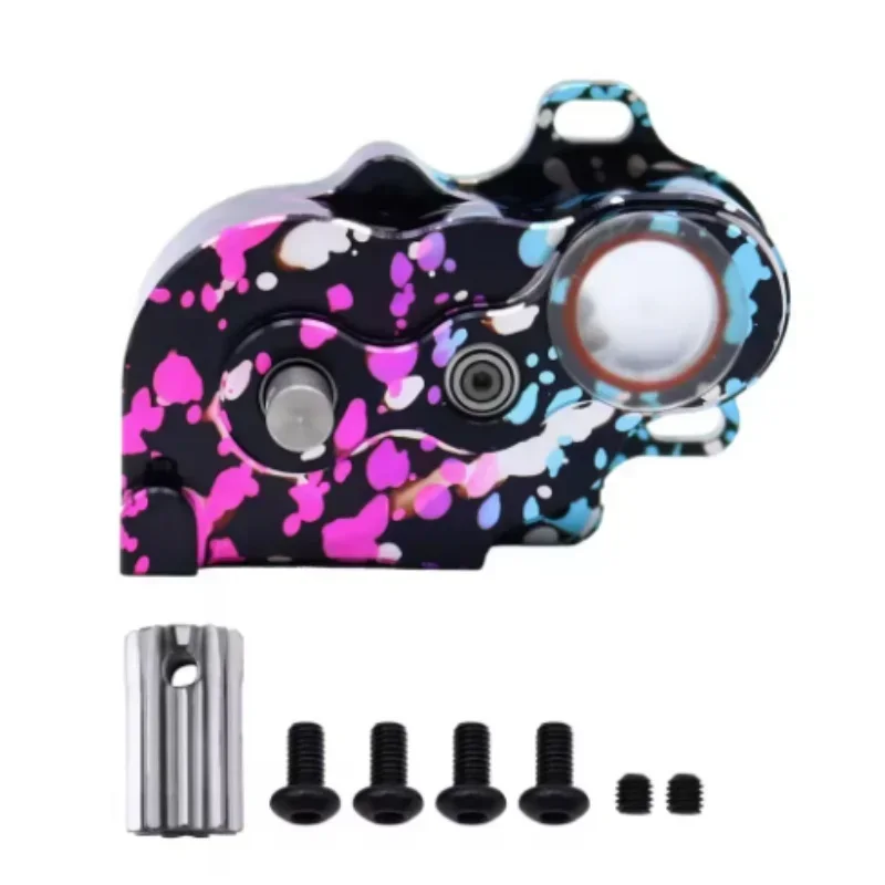 

INJORA LCG transmission complete gearbox with transparent cover, suitable for DIY 1/10 SCX10 TRX4 gearbox