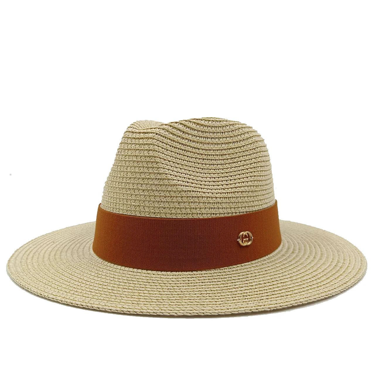 White Straw Hat New Beach Hat Macaron Summer Versatile Flat Top Straw Hat Beach Travel Essential Sun Hat 2023