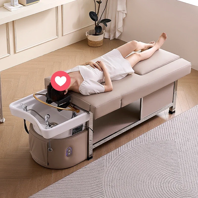 Modern intelligent comfortable electric multipurpose hair washing salon table massage stool Bea shampoo bed  sofa Pedicure Foot