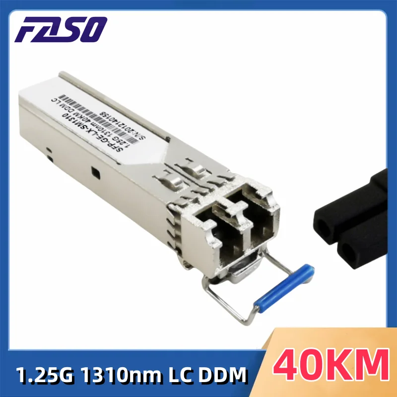 

Gigabit SFP Fiber Optical Transceiver Module 1.25G Singlemode Dual LC 1310nm 40km For Cisco/Mikrotik/Ubiquiti Ethernet Switch