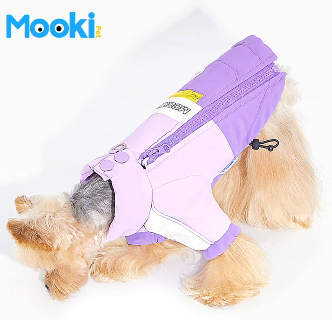 Abrigo monocromático cálido a prueba de viento para perros, ropa de diseñador de algodón para perros grandes, accesorios para cachorros, invierno