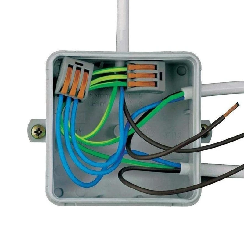 Quick Wire Terminals Nut Blocks Home Wiring Simplified with Connector Blocks set for Strandes & Solid Wires