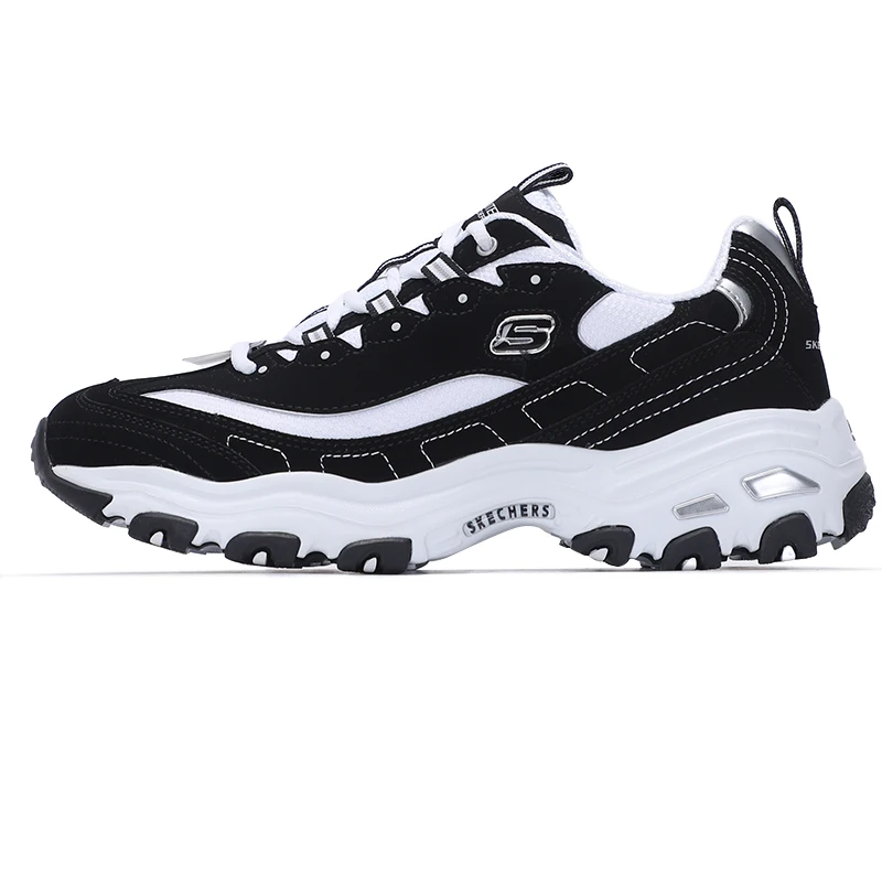 

Skechers Men's Shoes Dad Shoes Thick-Soled Classic Panda Shoes Sports Casual Shoes 52675-Bkw