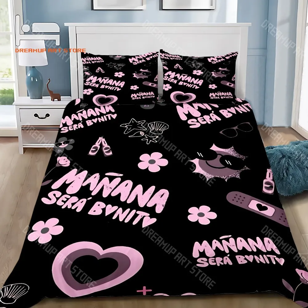 2026 Lovely Karol G Manana Duvet Cover Pillowcase Bedding Set Adult BoyGirl Bedroom Decoration Children Gift Single Double Large