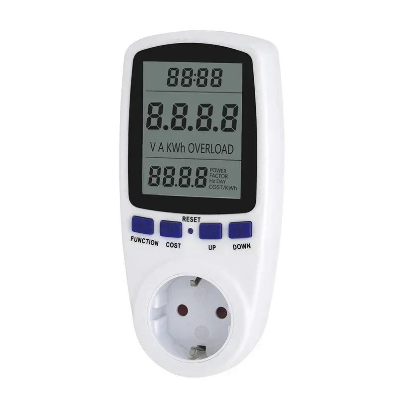 Imagem -06 - Digital ac Tensão Consumo Medidor Soquete Analisador eu Power Watt Monitor Plug Wattmeter Kwh Energia Taxas de Eletricidade